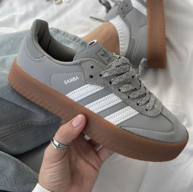 Adidas Samba XLG Grey White Gum, 36