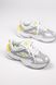 Кросівки Nike M2k Tekno Grey Dynamic Yellow 7576 фото 4