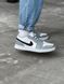 Баскетбольні кросівки Nike Air Jordan Retro 1 Low White Smoke Grey 7407 фото 3