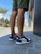 Баскетбольні кросівки Nike Air Jordan Retro 1 Low Blue White Silver 7602 фото 6