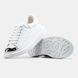 Alexander McQueen Oversized White Silver, 36