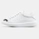 Alexander McQueen Oversized White Silver, 36