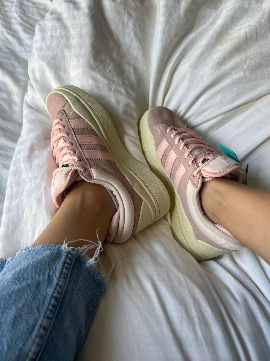 Кросівки Adidas Campus x Bad Bunny Pink Premium 9659 фото