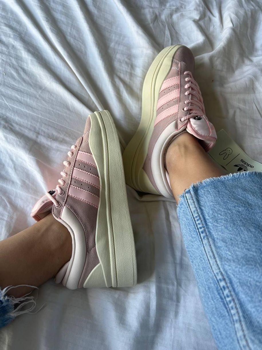 Кросівки Adidas Campus x Bad Bunny Pink Premium 9659 фото