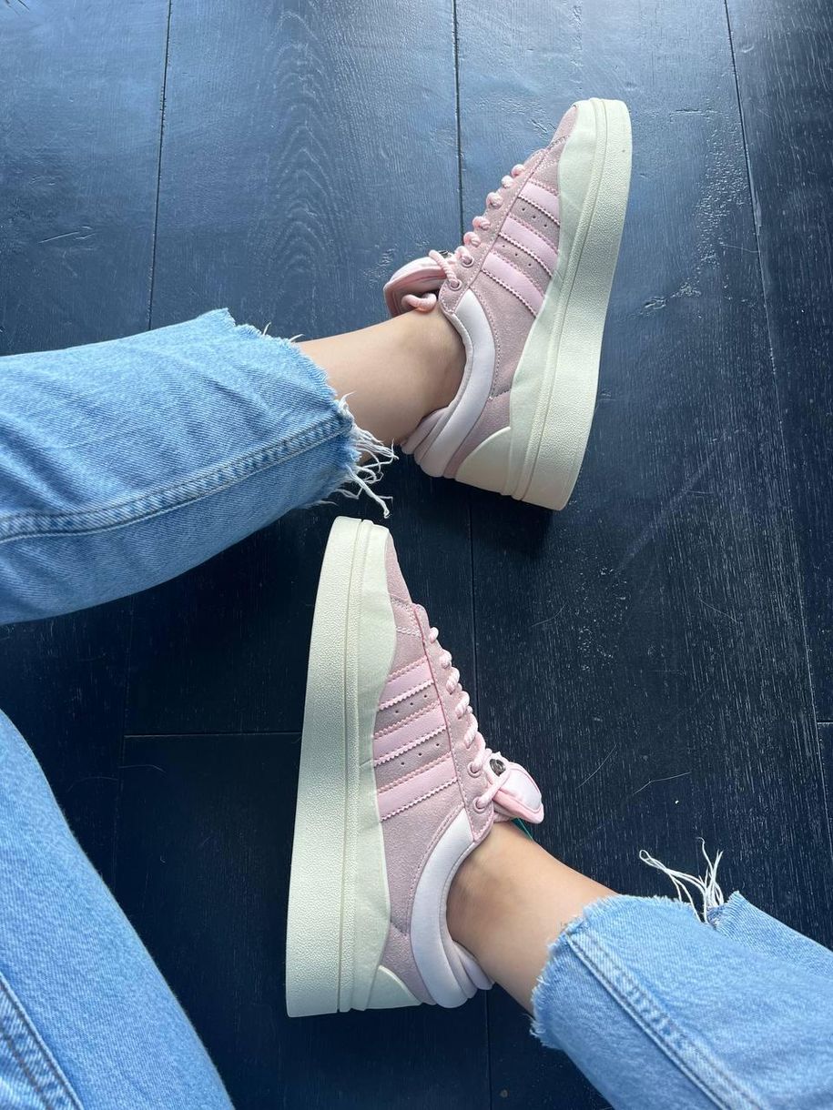 Кросівки Adidas Campus x Bad Bunny Pink Premium 9659 фото