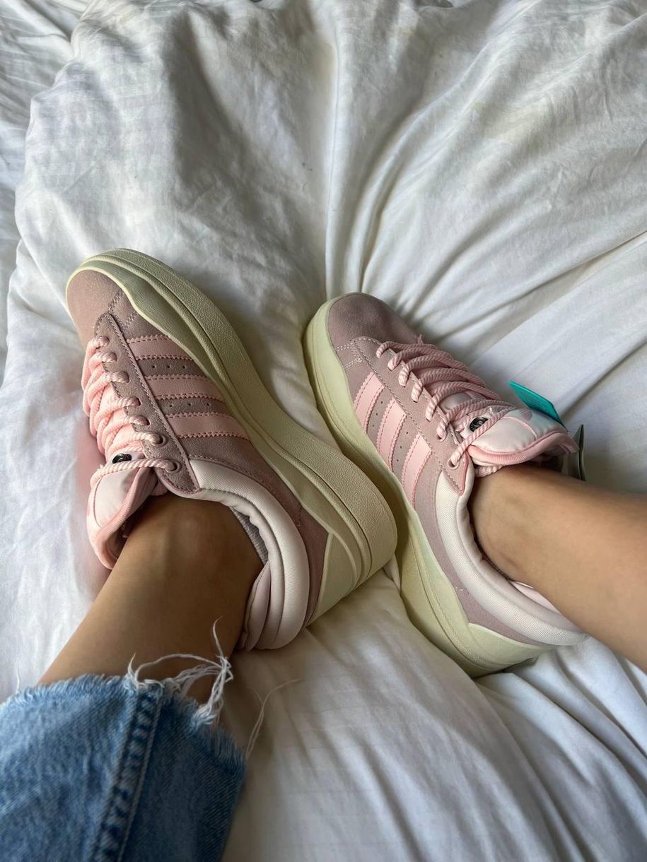 Кросівки Adidas Campus x Bad Bunny Pink Premium 9659 фото