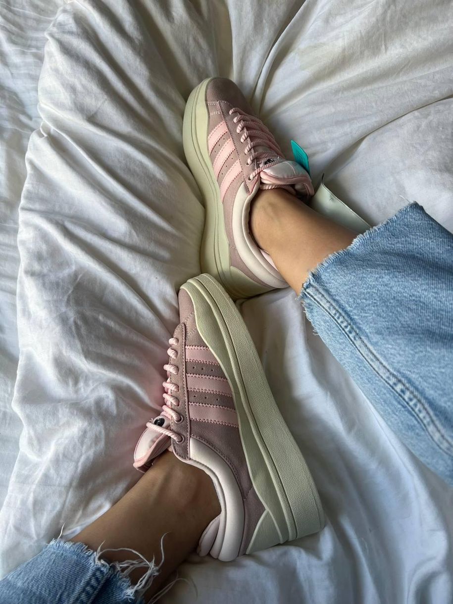 Кросівки Adidas Campus x Bad Bunny Pink Premium 9659 фото