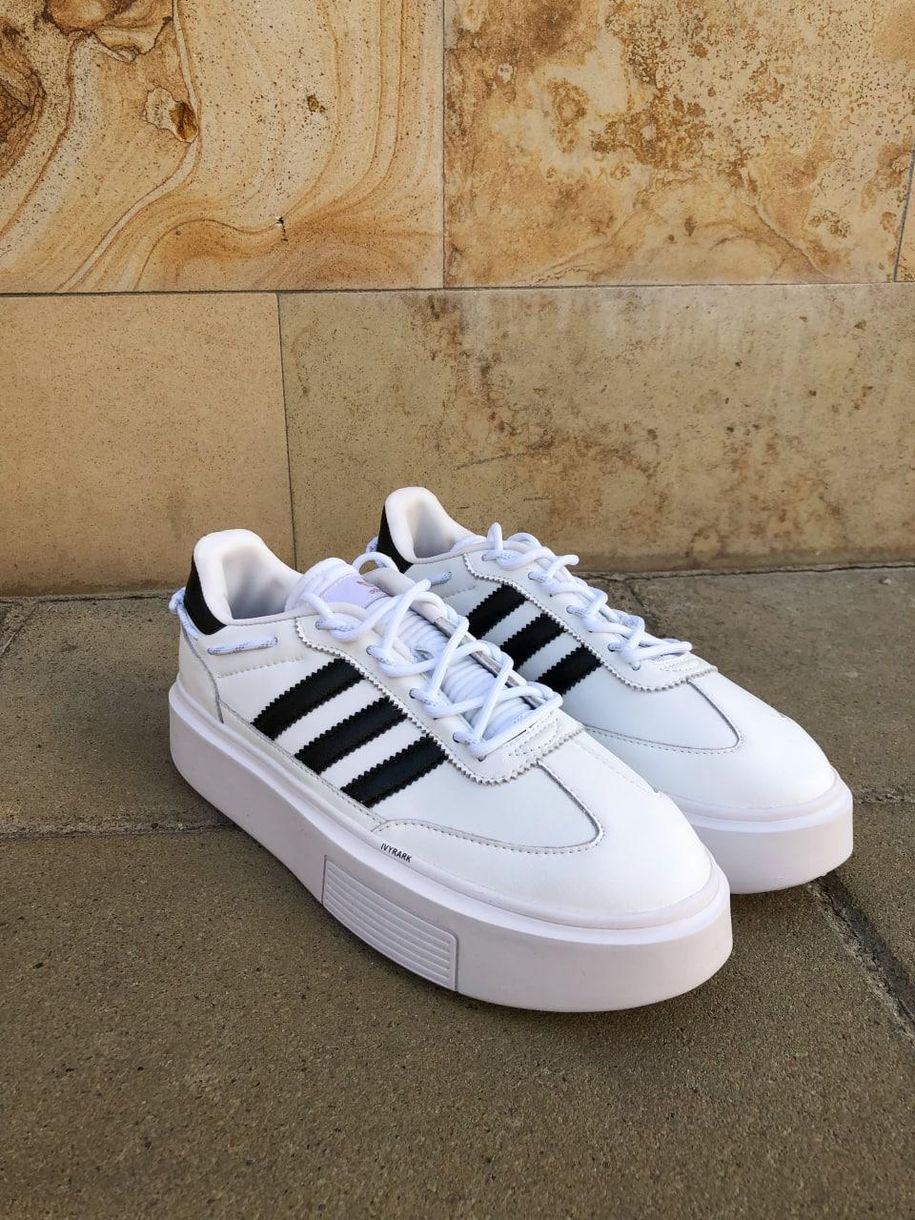 Кроссовки Adidas Ivy Park White Black 8136 фото