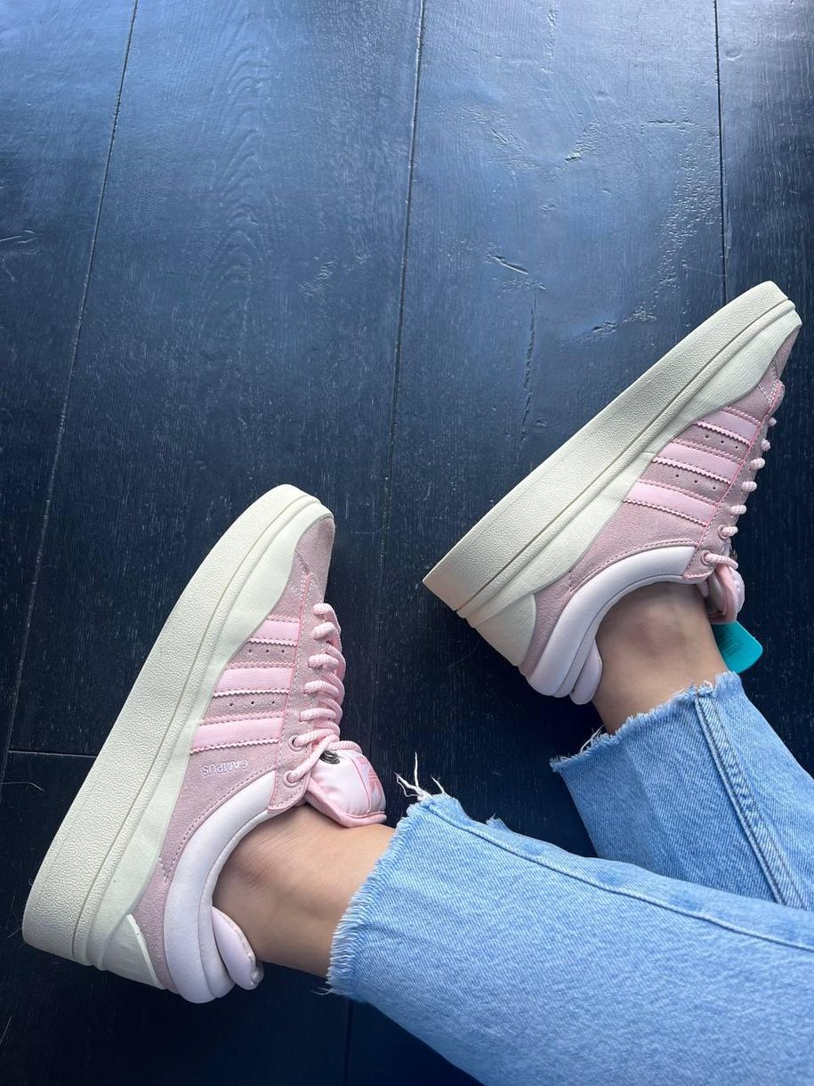 Кросівки Adidas Campus x Bad Bunny Pink Premium 9659 фото