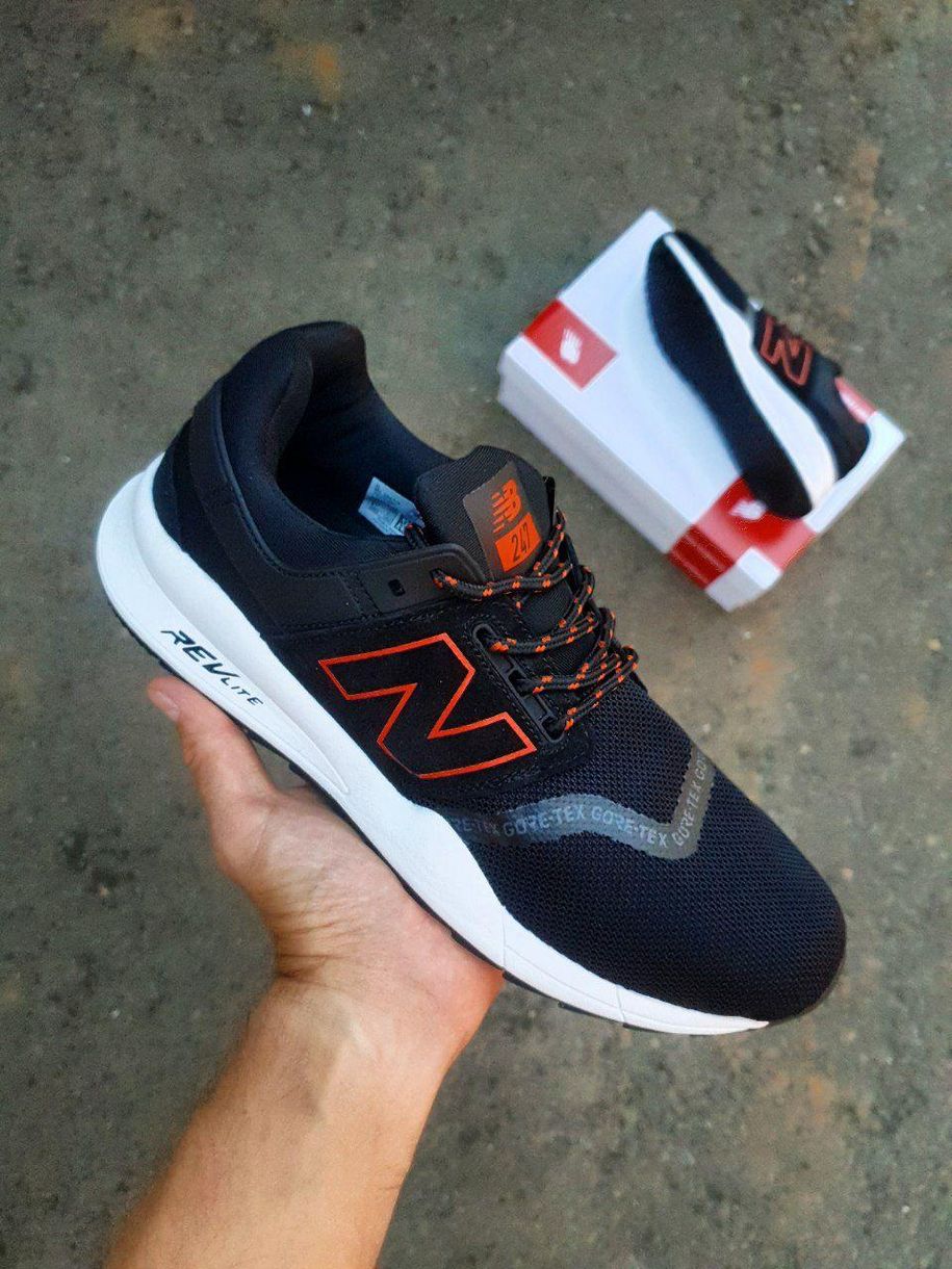 Кроссовки New Balance 247 Black Orange 3525 фото