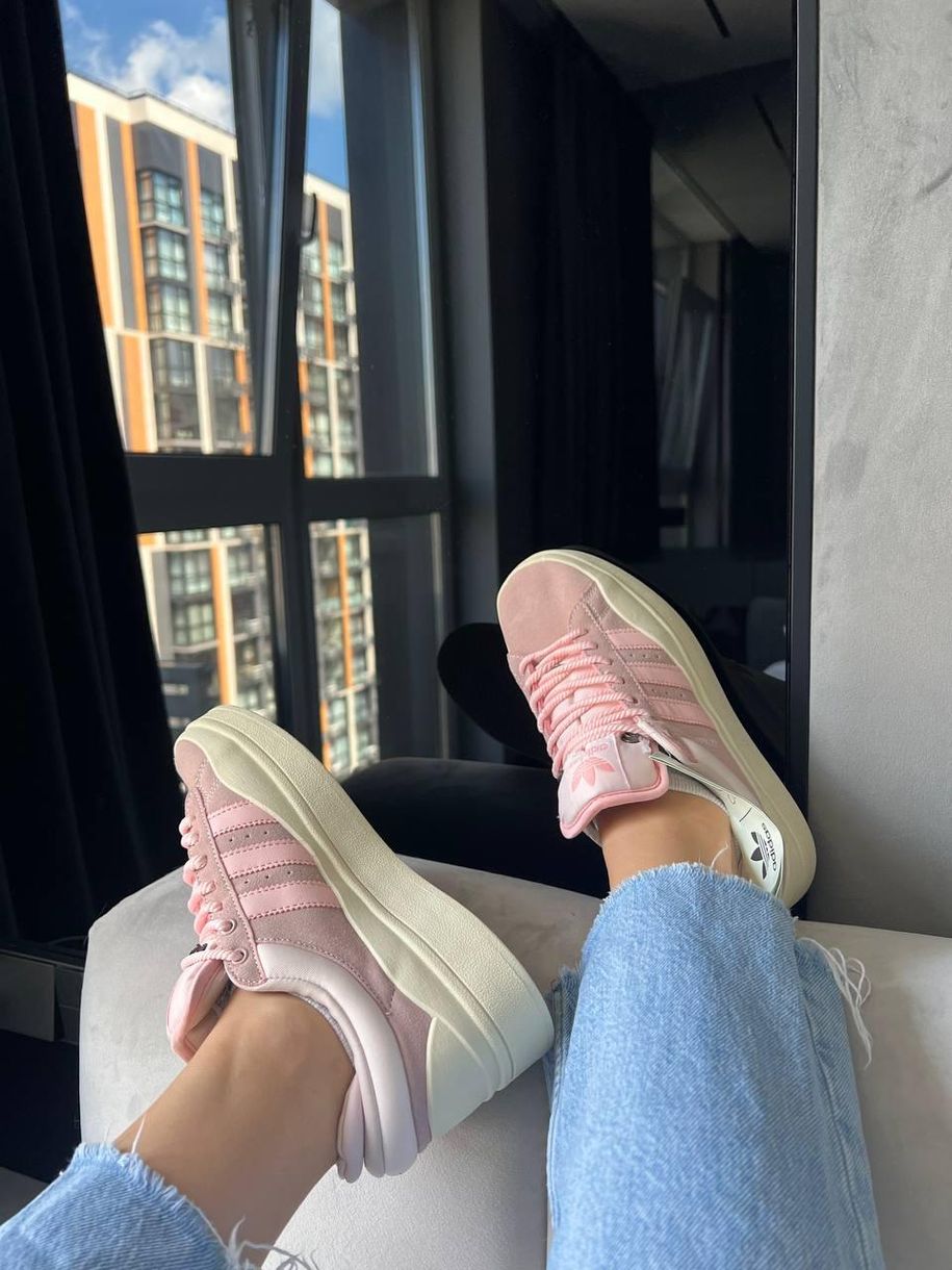 Кросівки Adidas Campus x Bad Bunny Pink Premium 9659 фото