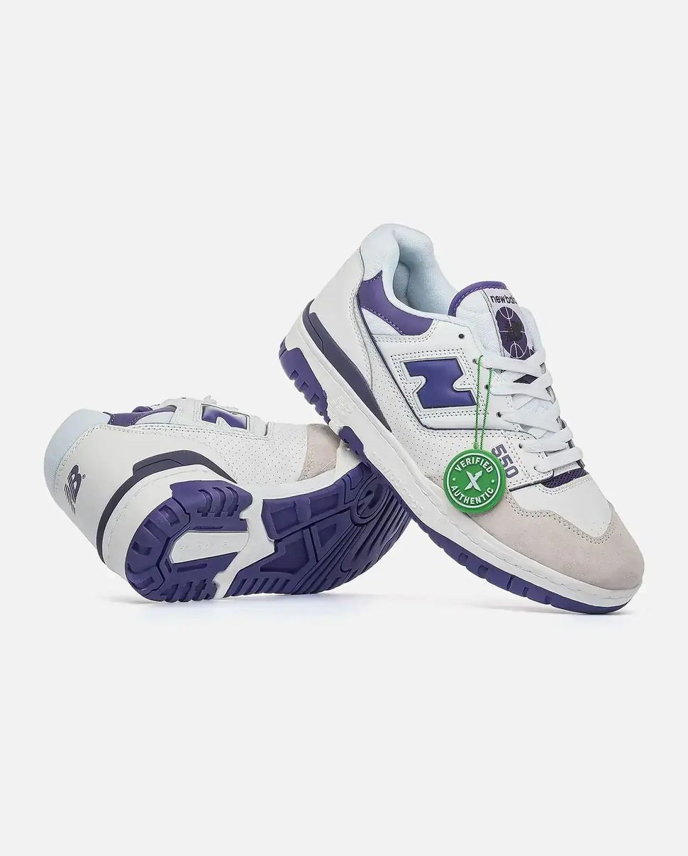New Balance 550 White Purple