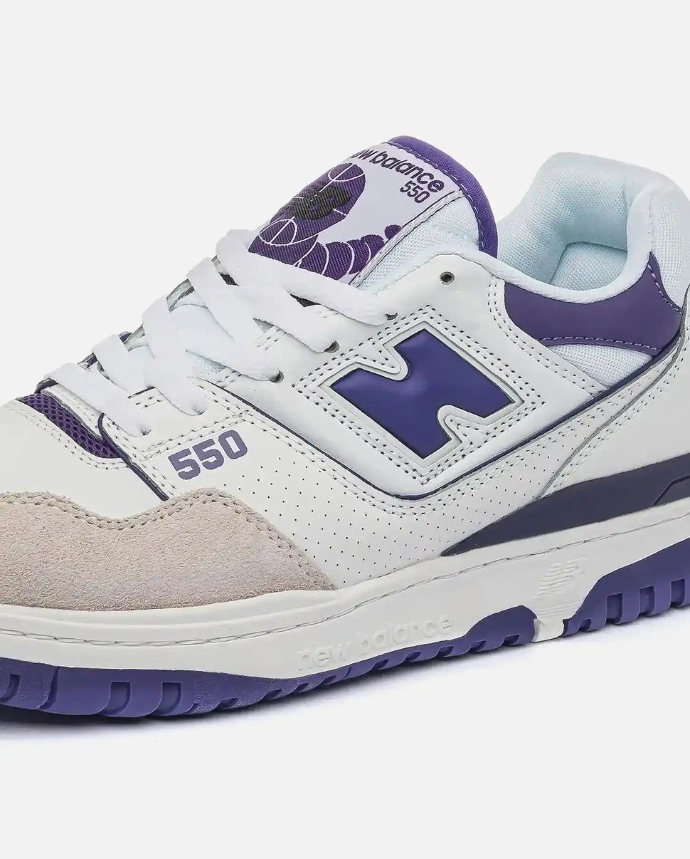 New Balance 550 White Purple