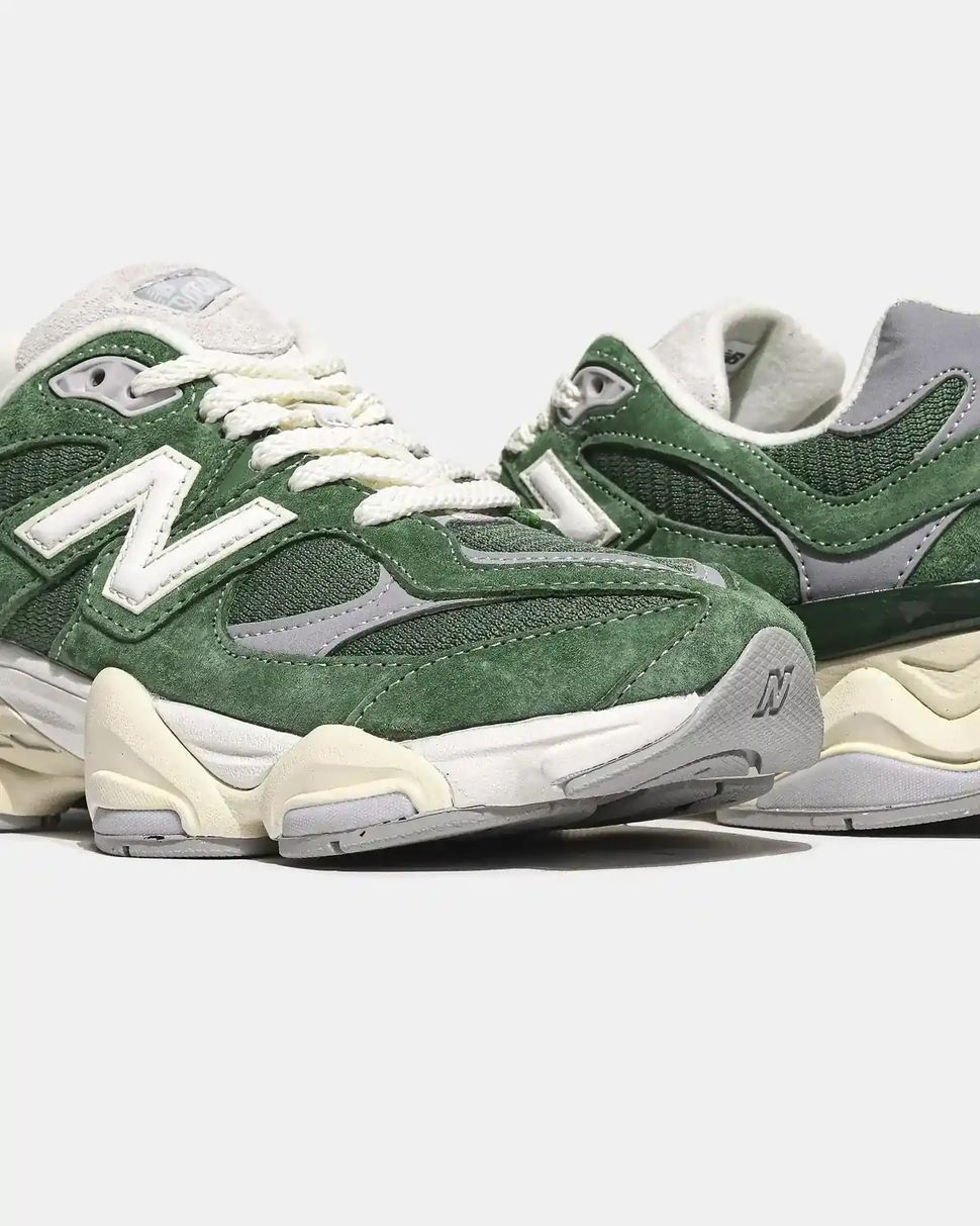 New Balance 9060 Green Cream Silver