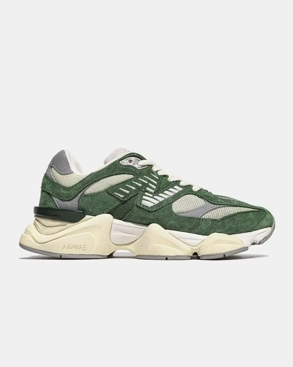 New Balance 9060 Green Cream Silver
