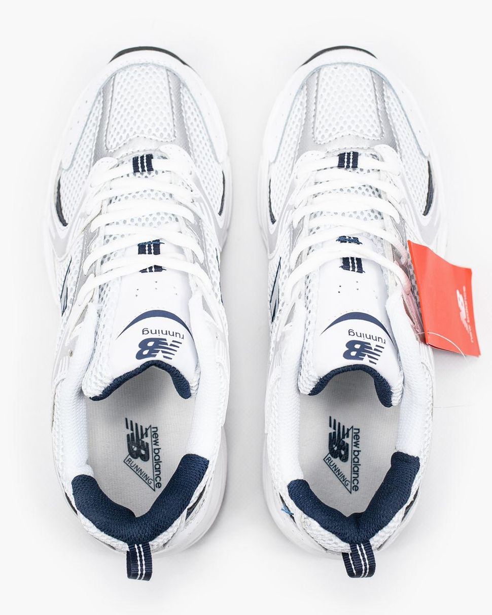 Кроссовки New Balance 530 White Silver Navy Blue 3567 фото