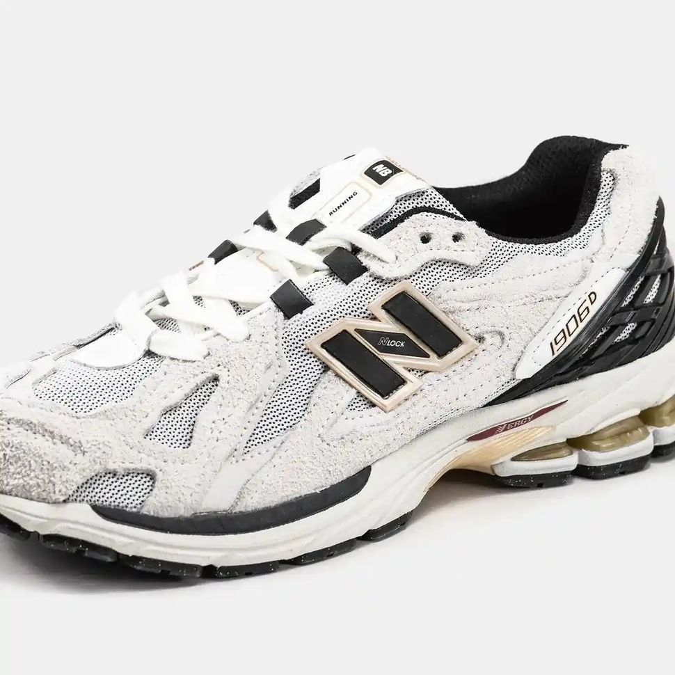 New Balance 1906D White Black Aged Gold
