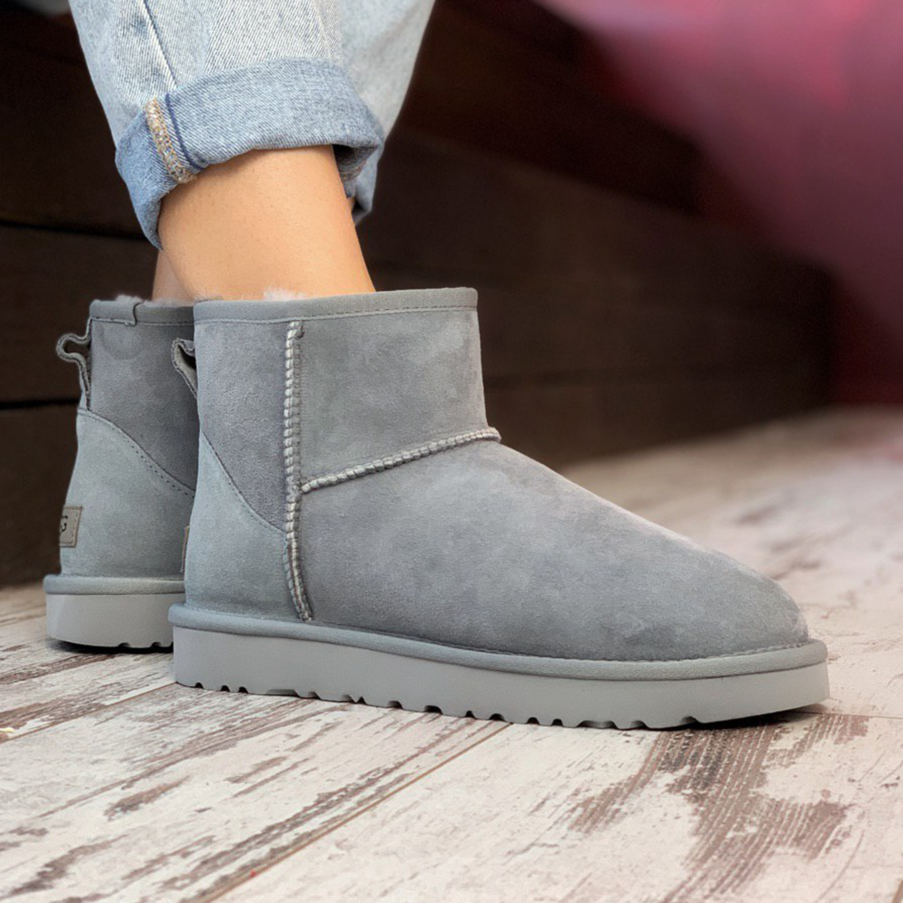 ugg mini gray