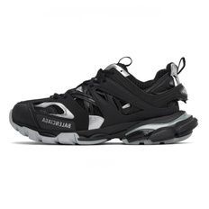 Balenciaga Track Black Silver, 36