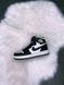 Nike Air Jordan 1 Retro High Black White 2 6709 фото 7