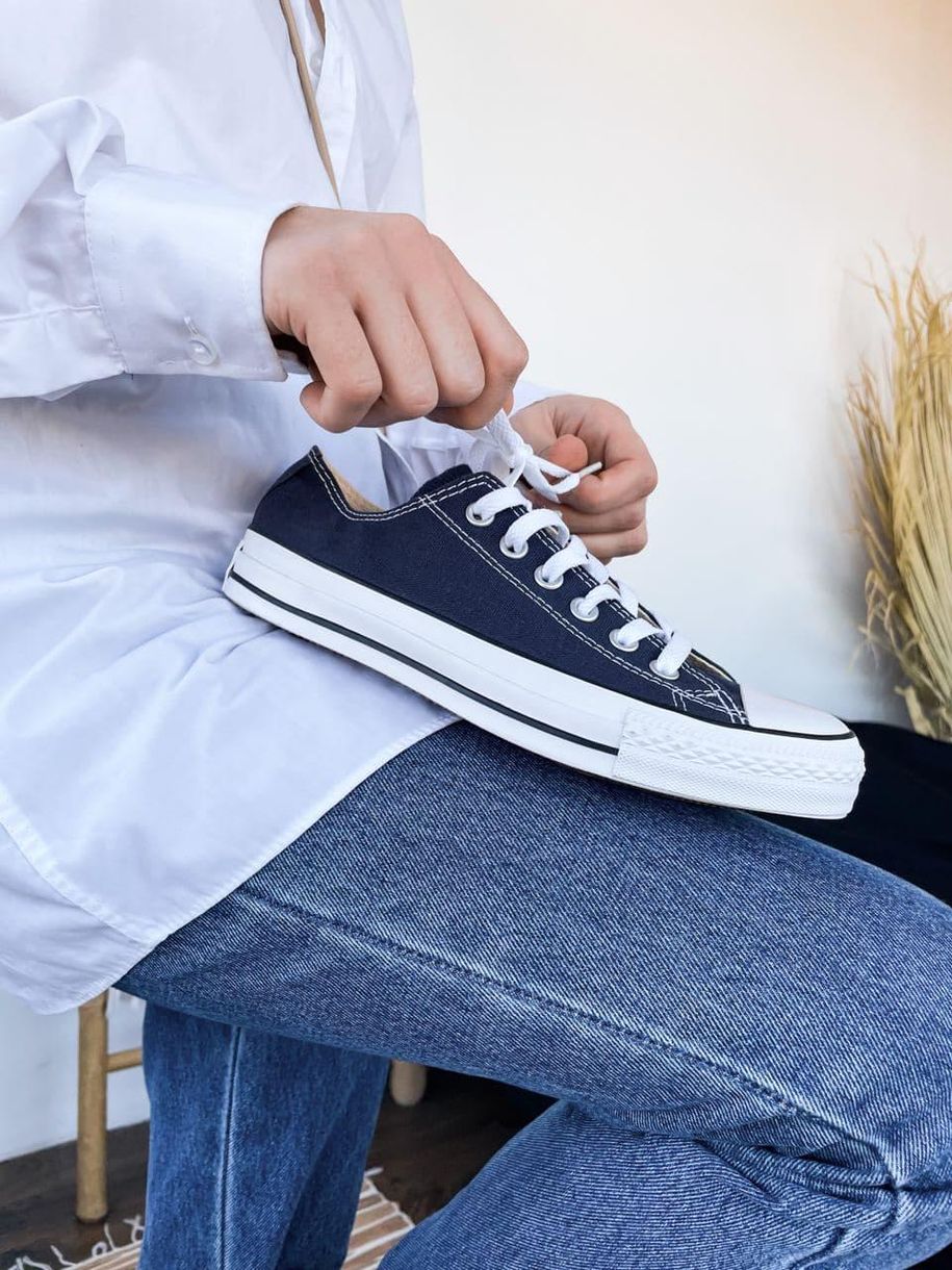 Кеди Converse Low Navy Blue 5780 фото