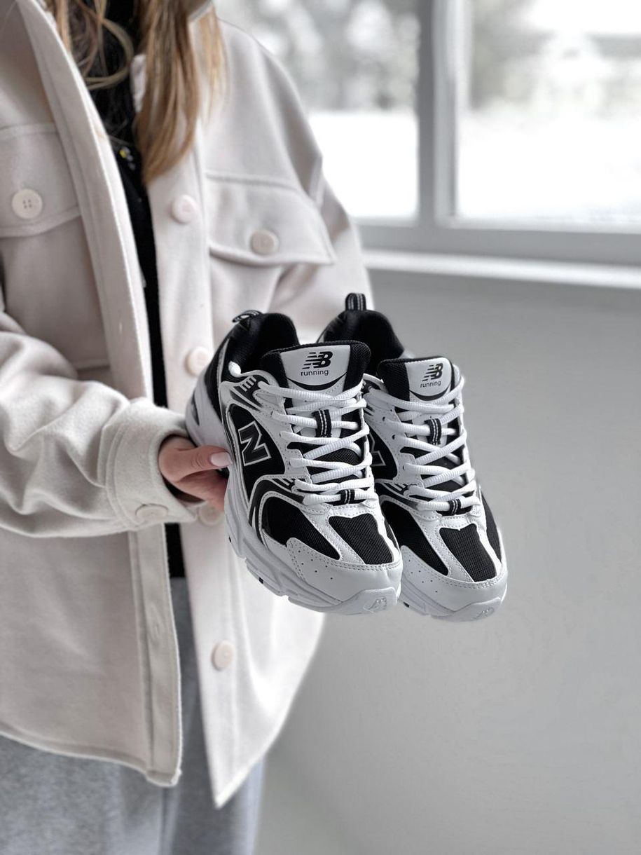 Кроссовки New Balance 530 White Black 3556 фото