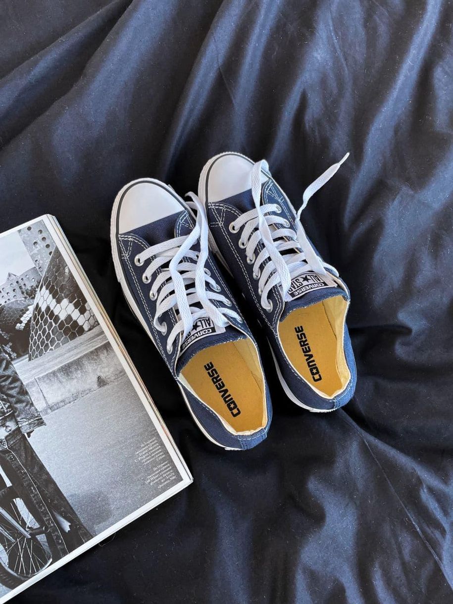 Кеди Converse Low Navy Blue 5780 фото