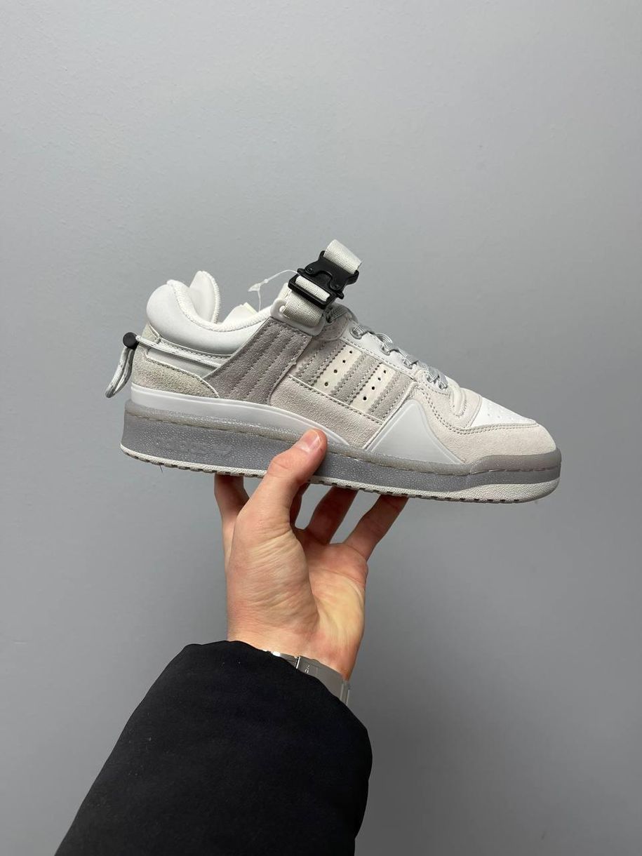 Кросівки Adidas Forum x Bad Bunny Light Grey 2830 фото