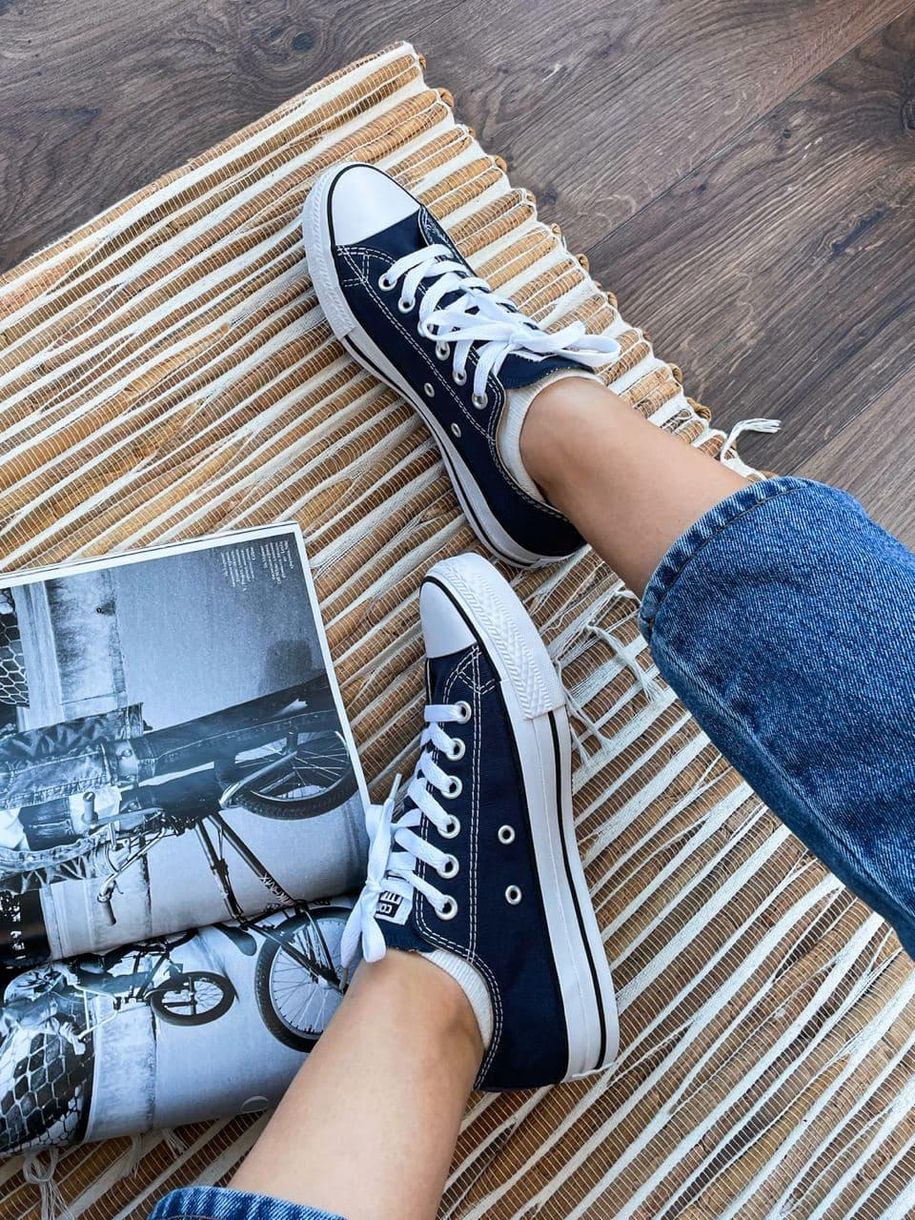 Кеди Converse Low Navy Blue 5780 фото