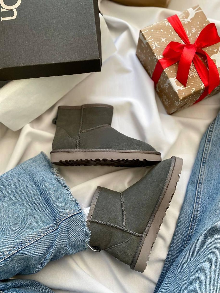 Зимові чоботи Ugg Mini Grey Lux 5029 фото