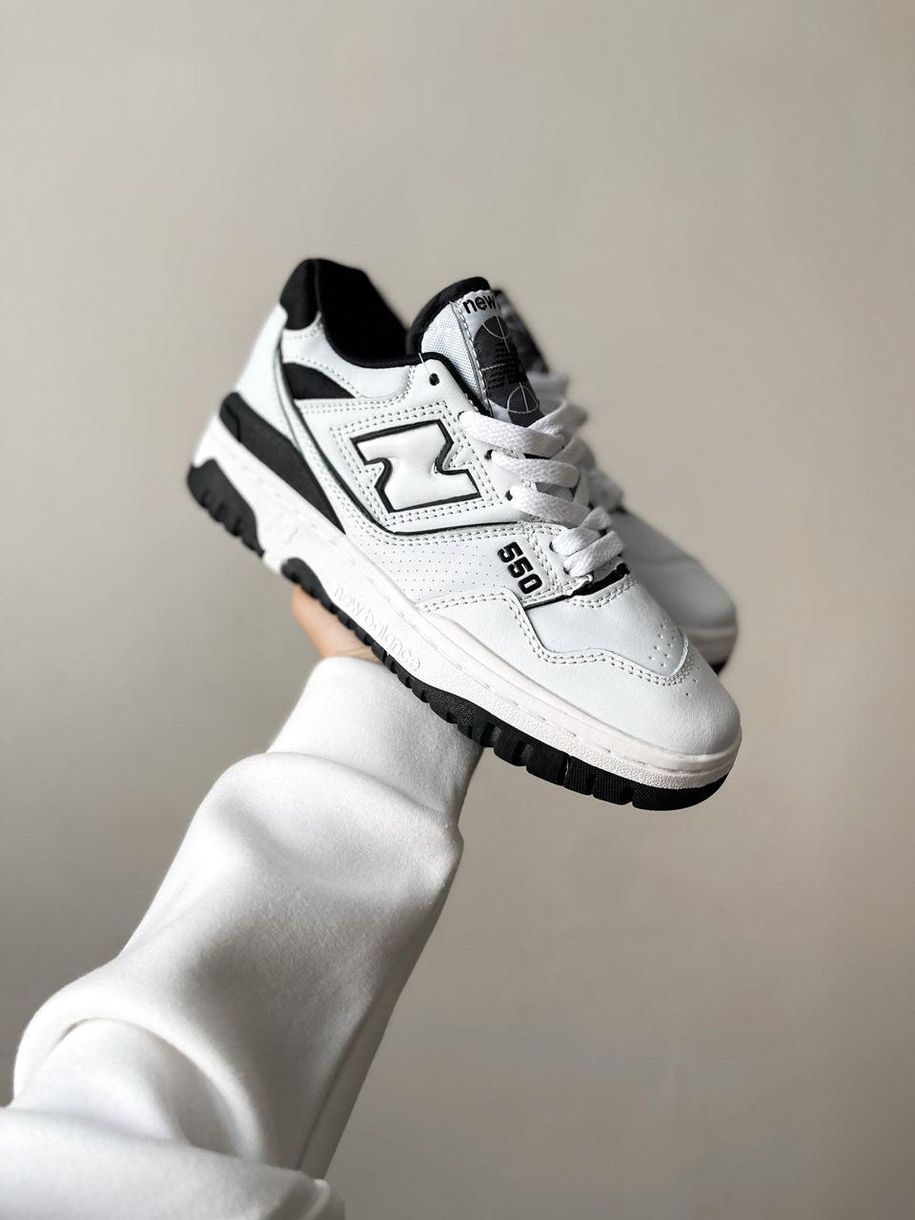 Кроссовки New Balance 550 Black White 7999 фото