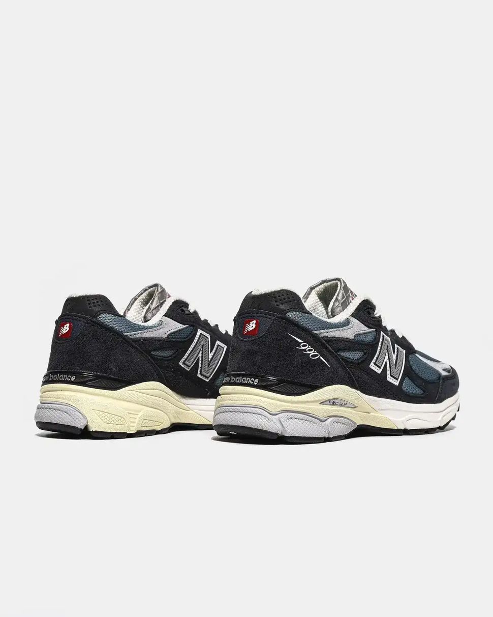 New Balance 990v3 Navy Blue Grey Cream