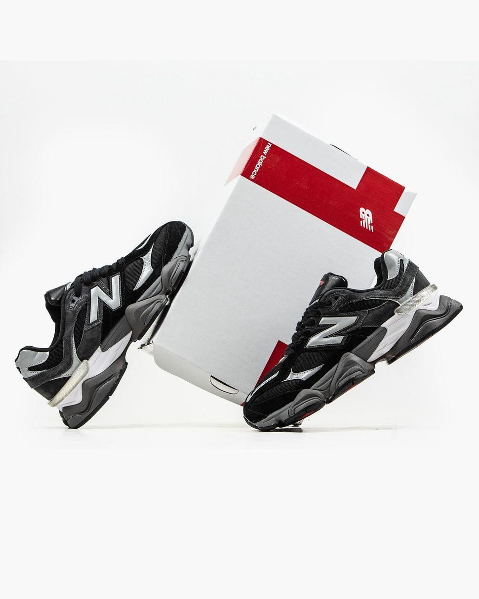 Кросівки New Balance 9060 Black White 8765 фото