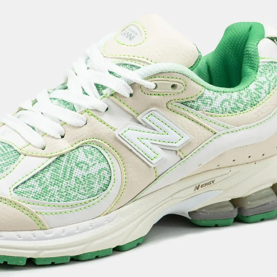 New Balance 2002R x GANNI White Green Print