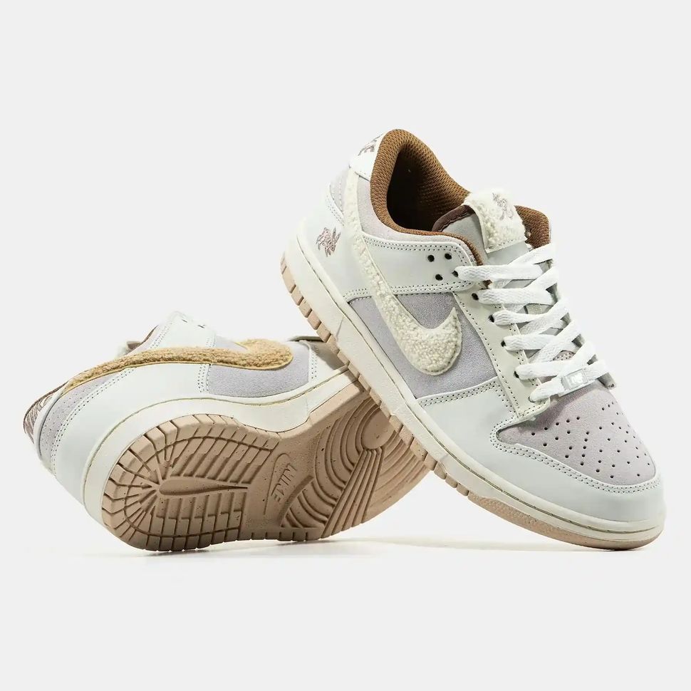 Nike Dunk Low &ldquo;Year of the Rabbit Cream, Light Grey, Brown&rdquo;