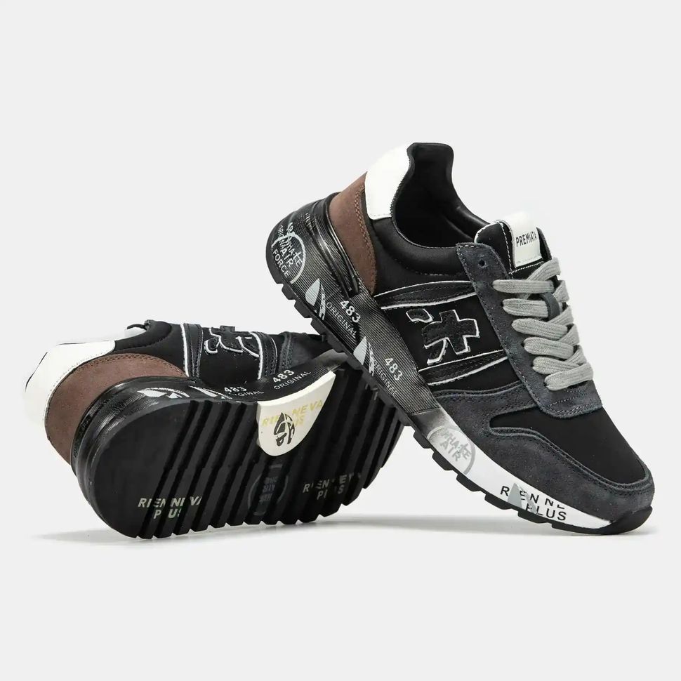 Premiata Lander Black Brown White