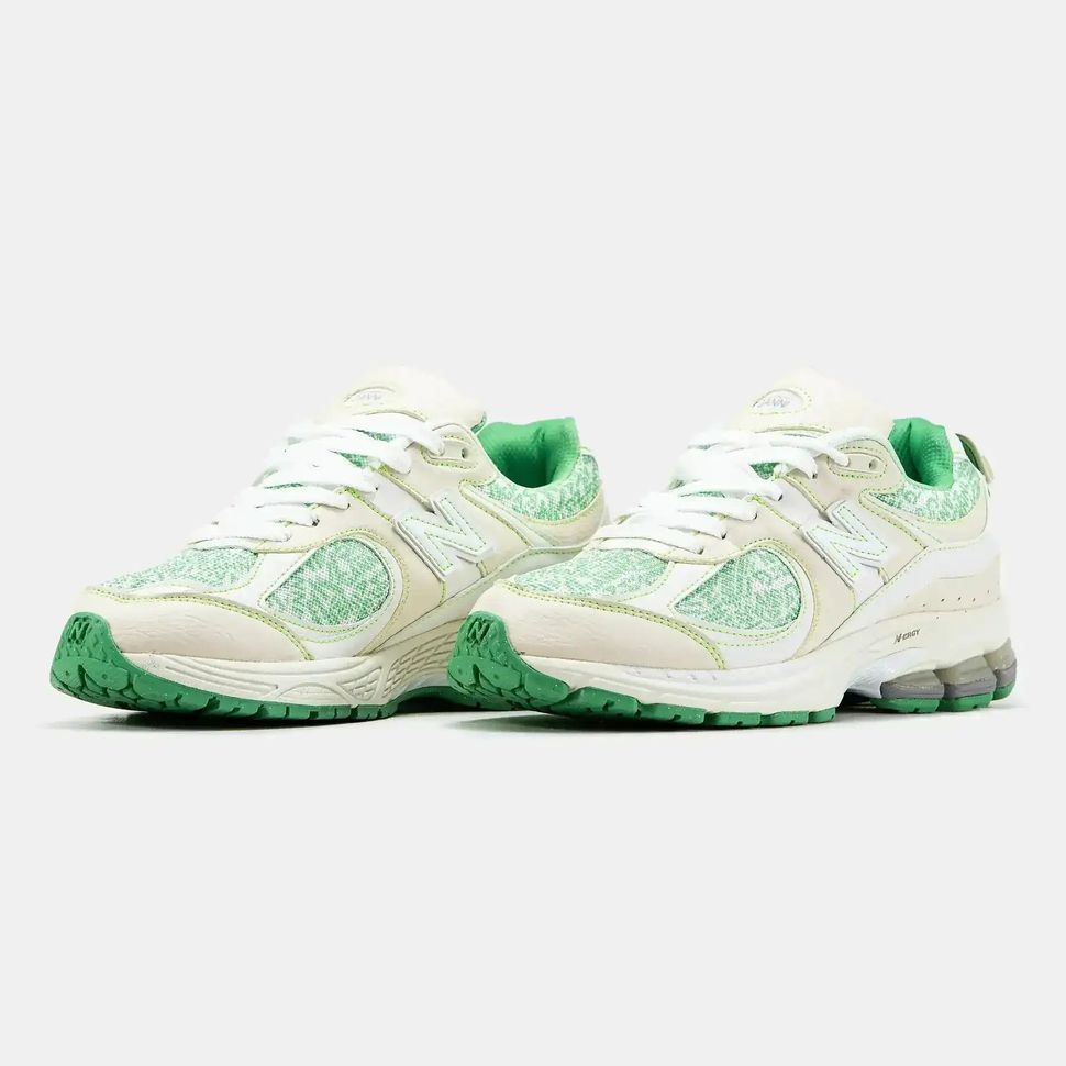New Balance 2002R x GANNI White Green Print