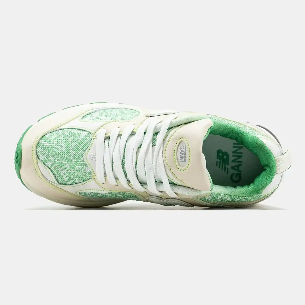 New Balance 2002R x GANNI White Green Print