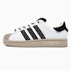 Adidas Superstar Fringe White Beige Black, 36