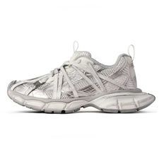 Balenciaga 3XL Extreme Laces White Grey, 39