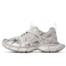 Balenciaga 3XL Extreme Laces White Grey, 39