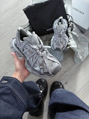 Balenciaga 3XL Extreme Laces White Grey, 39