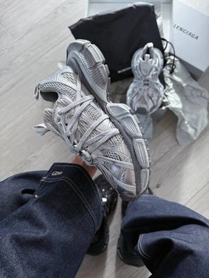 Balenciaga 3XL Extreme Laces White Grey, 39