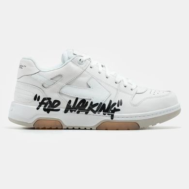Off-White Out Of Office &ldquo;For Walking&rdquo; White Black Gum, 36