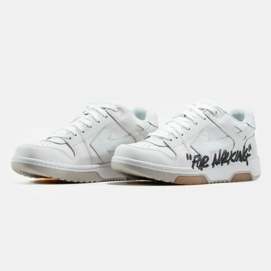Off-White Out Of Office &ldquo;For Walking&rdquo; White Black Gum, 36