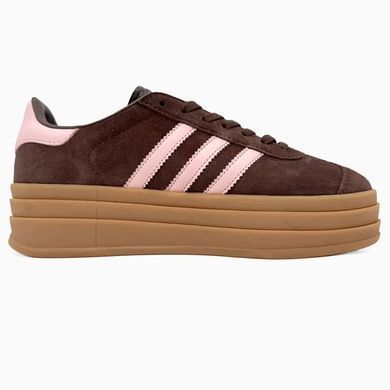 Adidas Gazelle Bold Brown Pink Gum