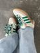 Кеды Adidas Samba x Wales Bonner Green 9482 фото 6