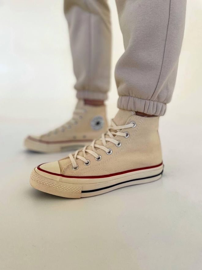 high top cream converse