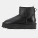 UGG Classic Mini Platform Leather Jet Black