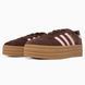Adidas Gazelle Bold Brown Pink Gum
